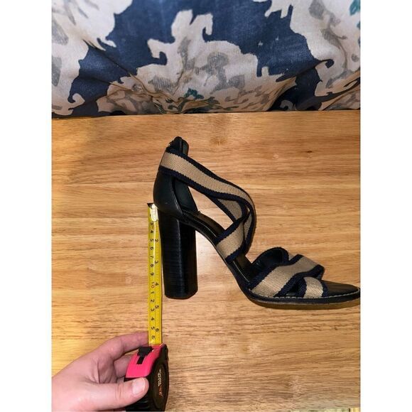 Tory Burch Elastic Strapped Heels, Size 8.5 - Picture 7 of 7
